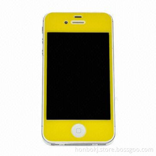 Silk-printed Screen Protector for iPhone 4S/4, Anti-scratch